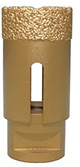 Fliesenbohrer Ø 42 mm Diamant-Fliesenbohrkronen M14 Trocken Diamant-Fliesenbohrer für Feinsteinzeug, Granitfliesen, Keramik, Marmor, glasierte Dachpfannen - BoDi-TOOLS