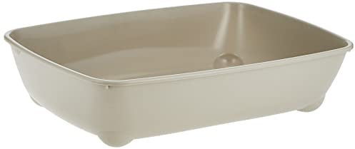 MONTAUR Moderna - Bandeja de Arena para Gatos, Color Gris cálido, 42 cm