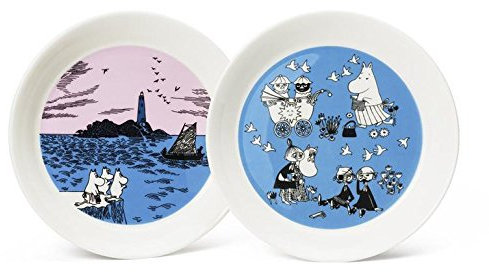 Moomin Mumin Teller x 2 Night Sailing & Peace Collector's Edition