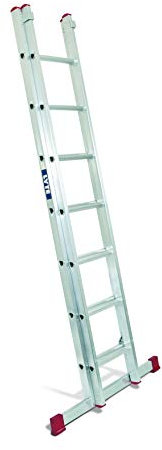 Lyte 3m Double DIY EN131 Non Professional 2 Section Extension Ladder with Spreader bar