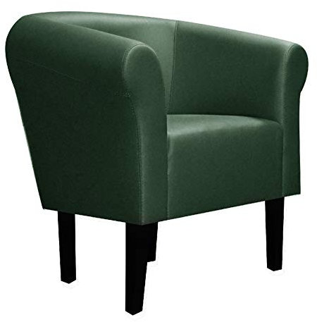 FORTISLINE Clubsessel Loungesessel Cocktailsessel Monaco 2 Kunstleder W425_04 (Grün)