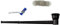 Weedness Gandalf-Pfeife in Schwarz 20 cm aus Ebenholz Handgeschnitzt 3-teiliges Set – Holzpfeife Pfeifen-Set Einsteiger Tabakpfeife Holzpfeifchen Smoking Pipe Holz Lange Purpfeife Friedenspfeife