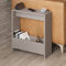 HOCUS PICUS Side Table with Magazine Rack for Living Room and Office - Many Colour Options - Side/End Table - 55 x 20 x 60cm (Light Mocha)