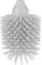 Kela La Brosse WC-Ersatzbürstenkopf, Silikon, 12,5 cm, Ø 8 cm, Hellgrau, 24306