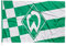 Werder Bremen Raute Hissfahne (one size, grün/weiß)