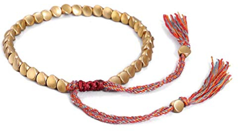 Akemaio Tibetano Braccialetto Handmade Buddista Tibetano Bracciale Intrecciato Fortunato Corda Braccialetti del Braccialetto per Le Donne Gli Uomini