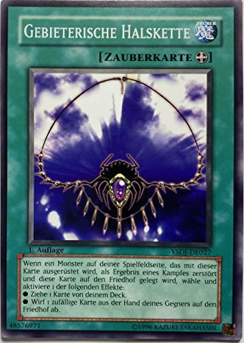 YU-GI-OH! Gebieterische Halskette 1. Auflage YSDJ-DE027 [Common] Deutsch [NM]