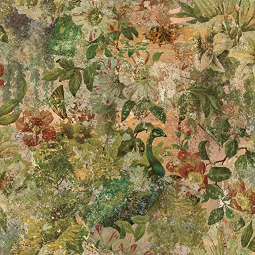 Holden Décor Vintage Peacock Wallpaper Statement Feature Wall
