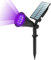 T-SUN Spots solaires à LED super lumineux 250 lm pour extérieur, jardin, paysage, lumière violette, allumage automatique la nuit/arrêt automatique le jour, mur, piscine