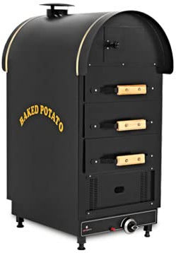 GGM Gastro | GKOE3 | Gas Kumpir Kartoffelofen - manuell - 4,9 kW - mit 3 Schubladen