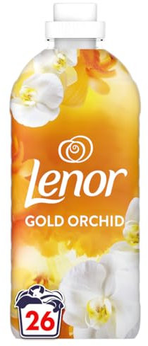 Lenor Fabric Conditioner 26 Washes, Gold Orchid, Provides Long-lasting Freshness For A Fresh Bed Up To 1 Week