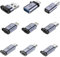 USB C to Micro Adapter, USB C/Micro to Lig-htn-ing Adapter, Micro to USB C Adapter, USB C to USB Adapter,USB to USB C Adapter,USB C to USB B Adapter,9 Stück.