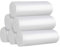 # 6PCS Disposable Garbage Bag Thickened Flat Mouth with Rolled Garbage Bag Garbage Bag (White, One Size)