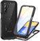 Focusor für Samsung Galaxy A15 Hülle Wasserdicht,HandyHülle für Samsung A15 5G IP68 Wasserdicht 360 Schutzhülle für Galaxy A15 4G,Stoßfest Staubdicht Outdoor Panzerhülle mit Displayschutz,Schwarz