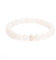 BERGERLIN Mondstein Armband - Perlenarmband aus echtem Naturstein mit 925 Sterling Silberperle