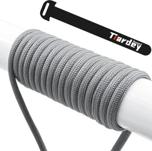 Tiardey PPF-061 Paracord 4 mm 100 piedi (31 m) 7 fili, resistente allo strappo, cavo in nylon, paracord Mil Spec tipo III, può contenere fino a 250 kg per campeggio di sopravvivenza all'aperto