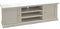 Vicentini arreda MOBILE PORTA TV IN LEGNO SHABBY CHIC BIANCO ANTICATO 3 VANI A GIORNO