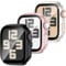 JDBLHM 40mm Case for Apple Watch SE,Series 6/5/4 with Tempered Glass Screen Protector,Slim Face Cover and Protective Bumper for iwatch 40 mm,3packs