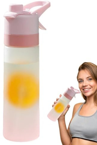 Misty Water Bottle - Misty Drinking Bottle, Misty Water Tumbler | BPA Cooling Sports Bottle, Leak Proof Mist Sprayer, Travel Bottle for Gym