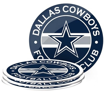 Dallas Cowboys NFL 4er Set Untersetzer Coaster Set Bierdeckel