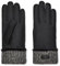 UGG Herren-Handschuhe aus Schaffell, gestrickt, Schwarz, Small / Medium