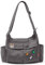 Captain Blues Canvas Messenger Bag Umhängetasche Crossbody Schulter Tote Hobo Bag für Frauen und Männer - Große Tasche mit mehreren Fächern (Grey)