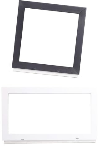 Kunststofffenster - Festverglasung - Fenster - 3 fach Verglasung - BxH: 750x400 mm weiß/anthrazit