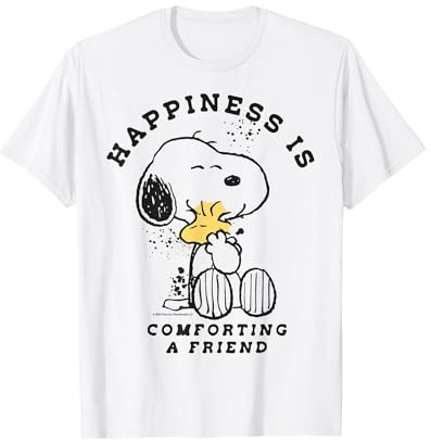 Peanuts - Snoopy Happiness is, Comforting A Friend T-Shirt