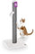 Petrebels Kratzbaum Maine 90 cm Hoch, mit Extra Stabiler Bodenplatte und Natur-Sisal Stamm, 40 x 40 x 90 cm, Farbe Off-White