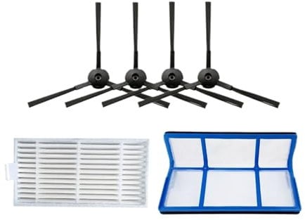 Compatibile Con Medion, MD 18500/18600/18501 Robot Aspirapolvere Filtro Hepa Filtro Primario Spin Edge Spazzola Laterale Kit Di Ricambio Parti For Aspirapolvere(A)