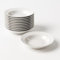 KURIL Pack de 12 Platos Hondos de Porcelana Blanca – Ø 22 cm Aprox – Aptos Lavavajillas y Microondas – Uso Diario, Cocina Profesional y Hogar