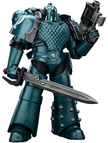 JOYTOY Warhammer 40k Alpha Legion Headhunter Prime 1/18 Action Figur，Sammeln Und Zeigen Modell