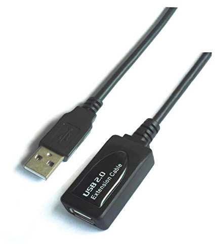 CABLE USB A M A USB A H 10MT AISENS AMPLIFICADOR NEGRO A101-0019