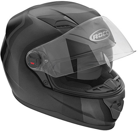 Rocc 320 Uni Helm XL Metallic Schwarz