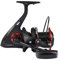 Diwa Sich drehende Angelrollen 8000/10000/12000 Serie Süßwasser-Salzwasser-Hochseefischerei 12 + 1 Edelstahl BB 70 LBS Maximaler Widerstand Ultra Smooth Powerful Spool Durable Gear (Black,10000)