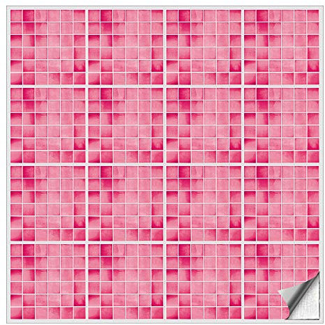 Kiwistar Piastrelle adesive per piastrelle, 7,5 x 7,5 cm, 50 pezzi