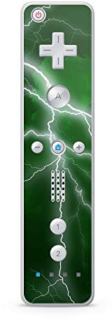 Skins4u Aufkleber Design Schutzfolie Vinyl Skin kompatibel mit Nintendo Wii Remote Controller Apocalypse Green