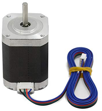 Iverntech Nema 17 Schrittmotor 42x60mm Gehäuse 1.8 Schrittwinkel 1.5 A 2-phasig 4-adrig mit 1 m Kabel für 3D-Drucker, CNC-Maschine und Robotik
