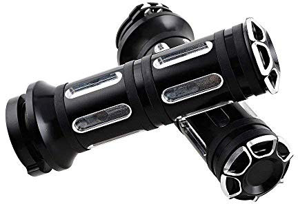 Universal Modifikation Motorrad CNC Edge Cut 1 zoll 25mm Lenker Griffe Für Harley Cafe Racer Dirt Bike
