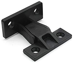Schrankverbinder Einhängebeschlag Platten und Rahmenteil Blendenhalter Einhänge-Verbinder zum Schrauben Möbelverbinder für Häufig Auszuhängende Paneele Kunststoff