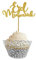 Aeromdale Glitzernde Kuchendekoration Eid Mubarak Party Ramadan Dekor Cupcake Topper Muslim EID Cupcake Flaggen Kuchen Dekor - # A - 10 Stück