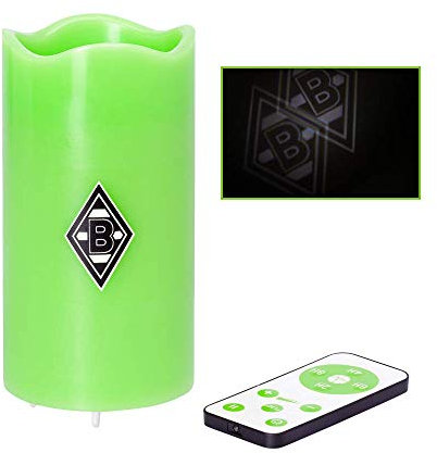 Borussia Mönchengladbach LED Echtwachskerze, Kerze (Grün), 206130