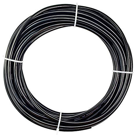 TAILONZ PNEUMATIC Noir 6mm OD 10 mètres Tuyau en PU pour tube d'air Pu Tuyau d'air pour tube de ligne d'air ou tube de transfert de fluide