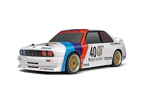 HPI Racing RS4 SPORT 3 BMW M3 E30 Warsteiner 1:10 RC Modellauto Elektro Tourenwagen Allradantrieb (4, Weiß, Blau, Schwarz, Rot