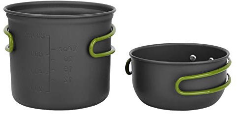 Blantye Outdoor Portable Foldable Cooker Camping Hiking Picnic Cooking Bowl Pan Pot Set