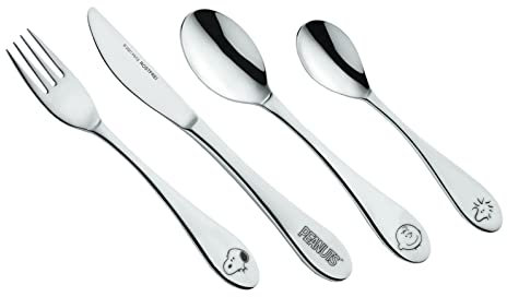 GEDA LABELS 15075 Set Bambini, Posate in Acciaio Inox, Inossidabile