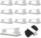 Vinabo 10 Pezzi Clip Cavo Autoadesivo, Cavo Gestione, Fermacavi Supporto Organizer la Gestione dei cavi,per TV, PC, laptop, cavo Ethernet, scrivania, casa, ufficio,Bianco
