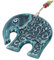 Keramik Schutzauge, Boho Wandschmuck - Elefant / Masken & Wandschmuck