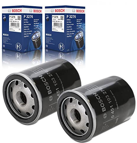 2 filtri olio originali Bosch 0451103276, compatibili con Sedici 1.6L 2006-2014 Justy III 1.3L 1.5L 2003-2007 Grand Vitara I 1.6L-2.7L 1998-2003 Corolla 1.6L 1.8L 1987 -2007
