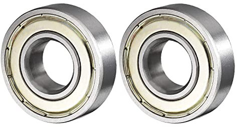 QUARKZMAN 6001ZZ 12x28x8mm Kugellager x 2Stk. Hoch Kohlenstoffstahl für Maschinen und Werkzeuge Doppelt staubdicht